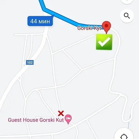 Gorski Kut Dom wakacyjny Granitowo